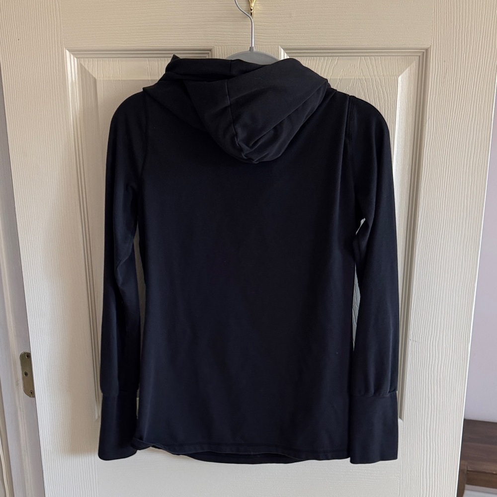 Black Long Sleeve Women's Top - Picture 3 of 4